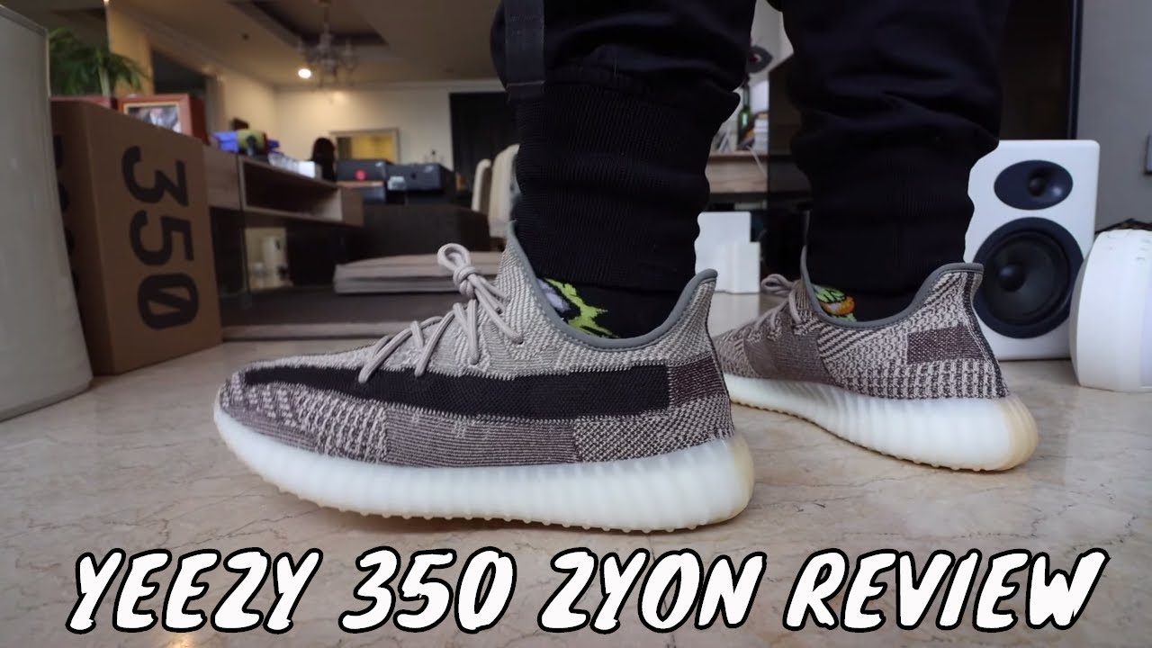 YEEZY Boost 350 'ZYON' Unboxing \u0026 On-Feet Review! - YouTube