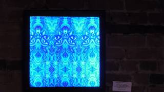 Lumaframes Illuminated art - Liquid Dragon Heart by Andre Castro - Backlit illuminated art frames