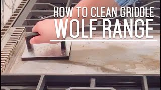 Celebrity How to clean range griddle - Wolf Pro Range - also works on Miele ranges Profile