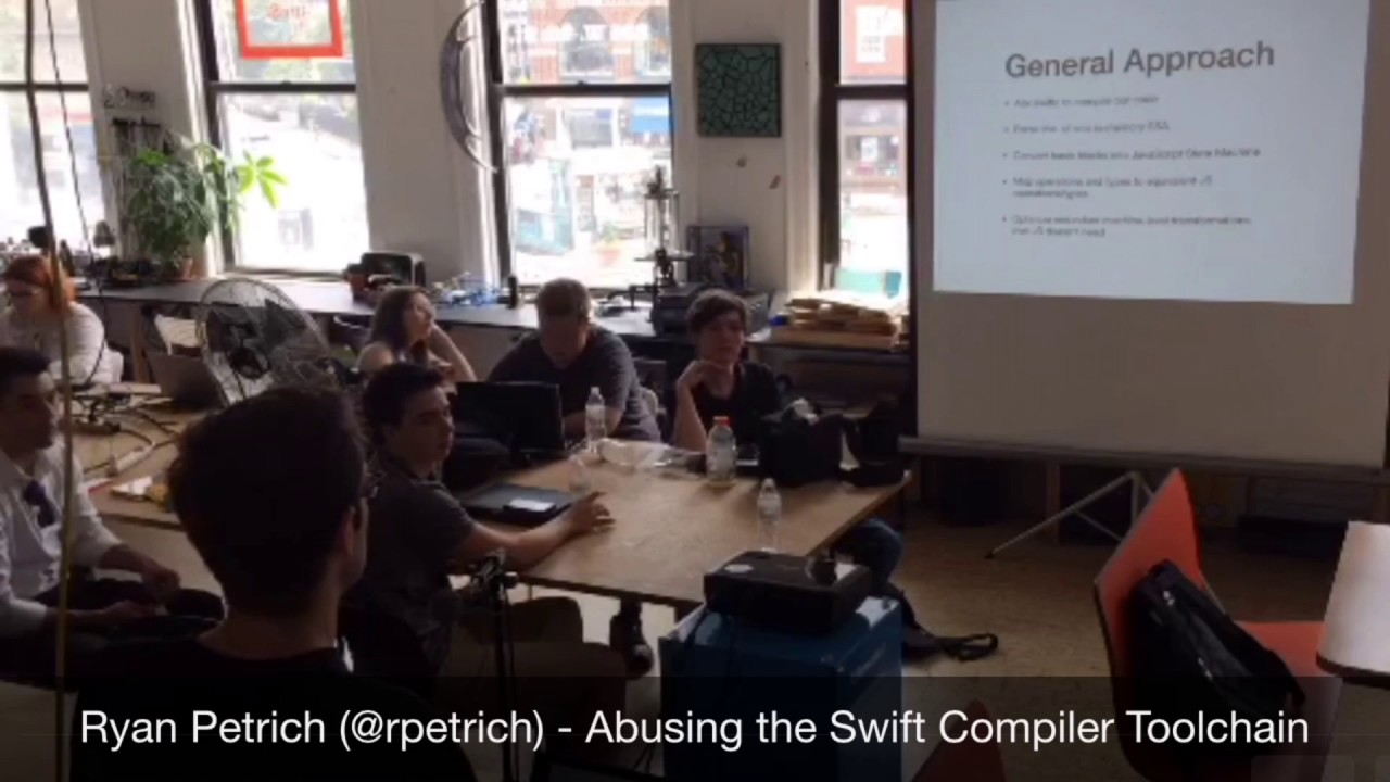 "Abusing the Swift Compiler Toolchain" by Ryan Petrich (@rpetrich)