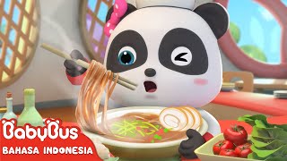 Panda Kecil Menjadi Koki Kecil Di Restoran Miesu | Lagu Karir Anak | BabyBus Bahasa Indonesia