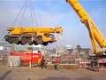 500t hebt 160t auf Ponton / Crane carries crane Kranmobile Teil 1 - Soeren66