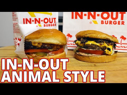 IN-N-OUT Animal Style Burger Homemade Recipe (CDIC comedy cooking)