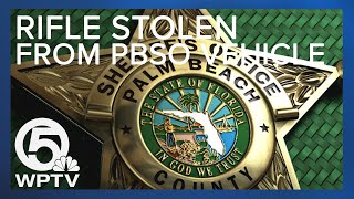 3 arrested after loaded rifle stolen from Palm Beach County Sheriff's Office vehicle