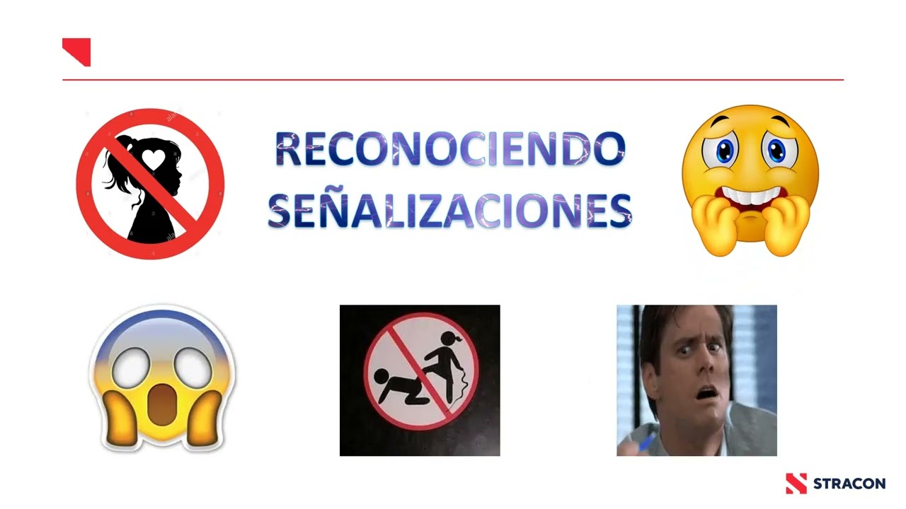 Significado y uso de código de señales y colores - Stracon