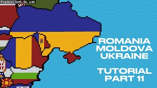 World Flag Map in Minecraft Part 11 - Ukraine 