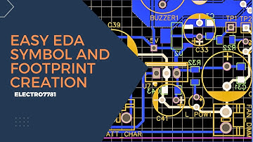 #easyeda  Symbol and Footprint Creation Tutorial / How to create Schematic Symbol and Footprint