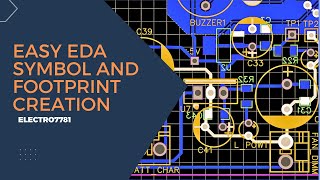 #easyeda  Symbol and Footprint Creation Tutorial / How to create Schematic Symbol and Footprint