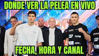 DONDE VER LA PELEA DE DMIRY BIVOL VS MICHAEL EIFERT EN VIVO, A QUE HORA Y EN QUE CANAL