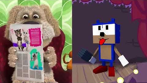 BEN React to Sonic 3D Minecraft | FNF MEME Playground test