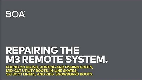 BOA | Repairing The M3 Remote System