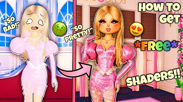 HOW TO GET *FREE* SHADERS IN DRESS TO IMPRESS!! | ROBLOX