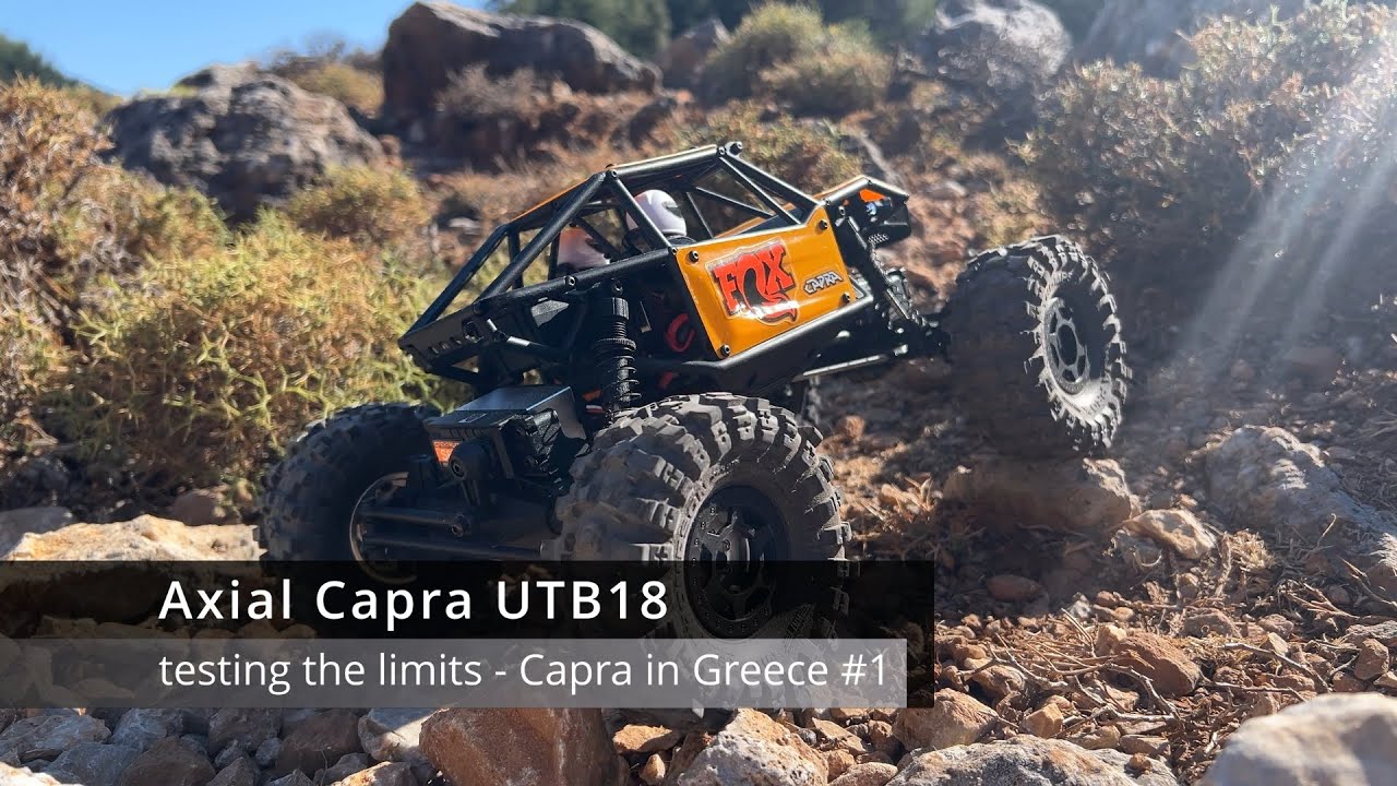 testing the limits, Capra in Greece #1 - Axial Capra UTB18 