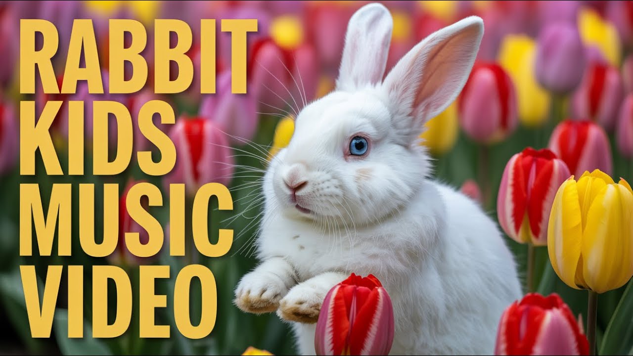 Bunny Dance Rhyme | Cute Bunny Kids Songs and Happy Rabbit Nursery ...