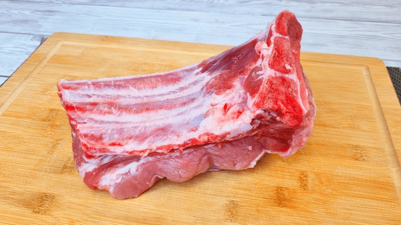 the grill you won't believe how I use apple juice! Pork Ribs