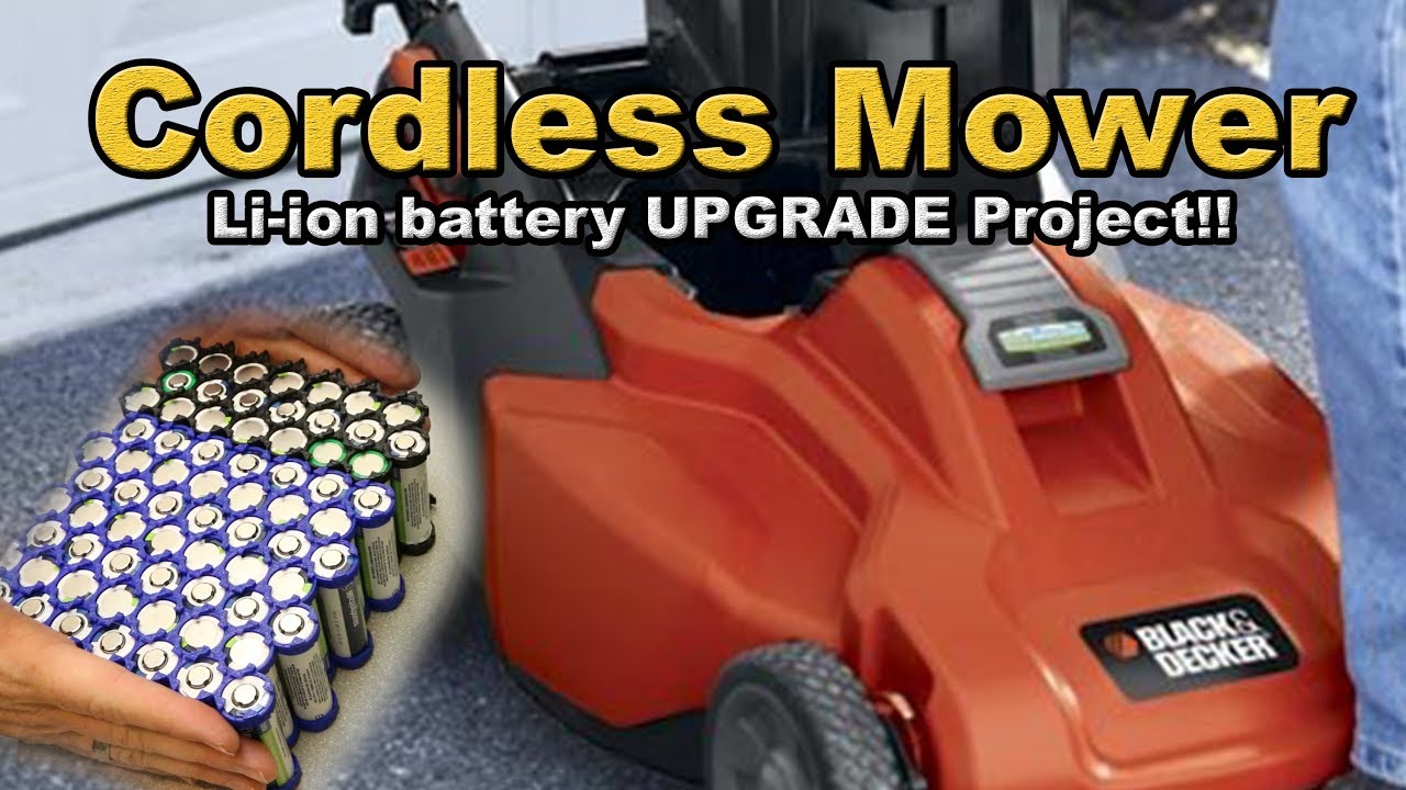 Black & Decker 36Volt Lawn Mower Battery Fix 