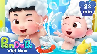 Thật là vui khi ta đi tắm | Bài hát đi tắm | Play & Learn | Nhạc thiếu nhi vui nhộn | Super Pandobi