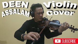 DEEN ASSALAM -Sabyan - violin cover by robin zebua 👇Lirik lagunya chords