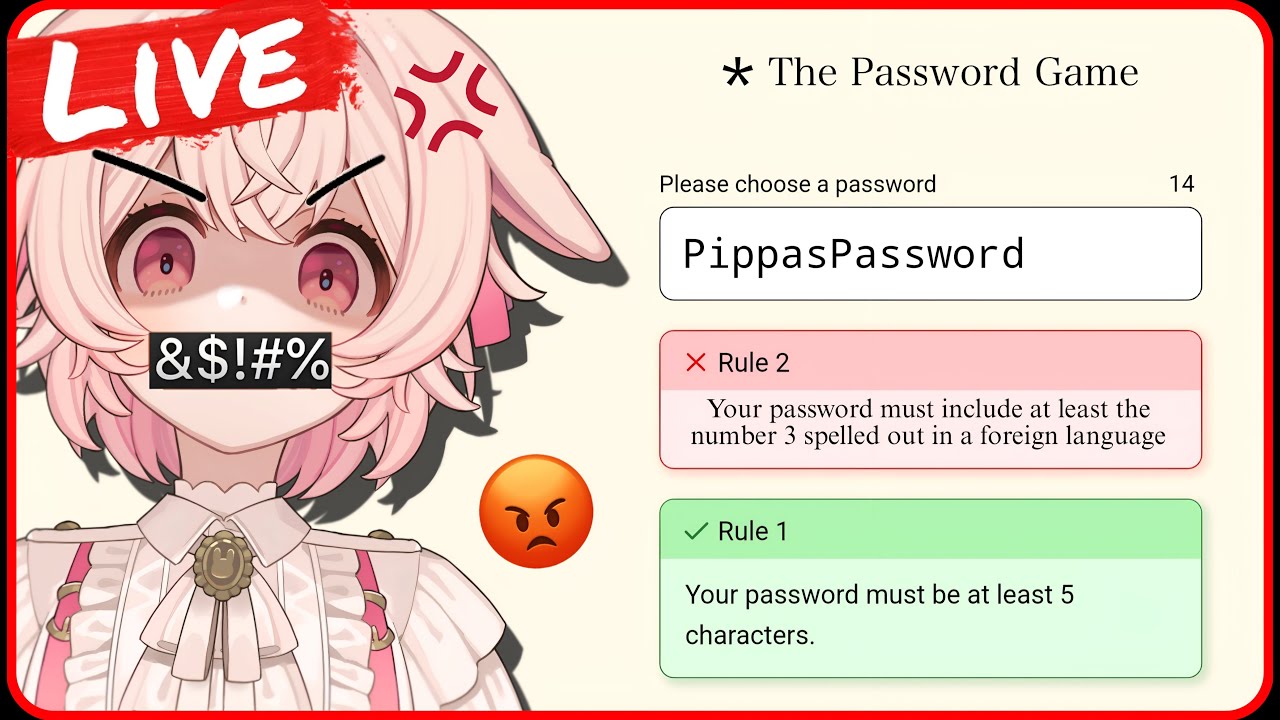 i will beat the password game #fuslie #streamer #gaming #passwordgame, Password Game