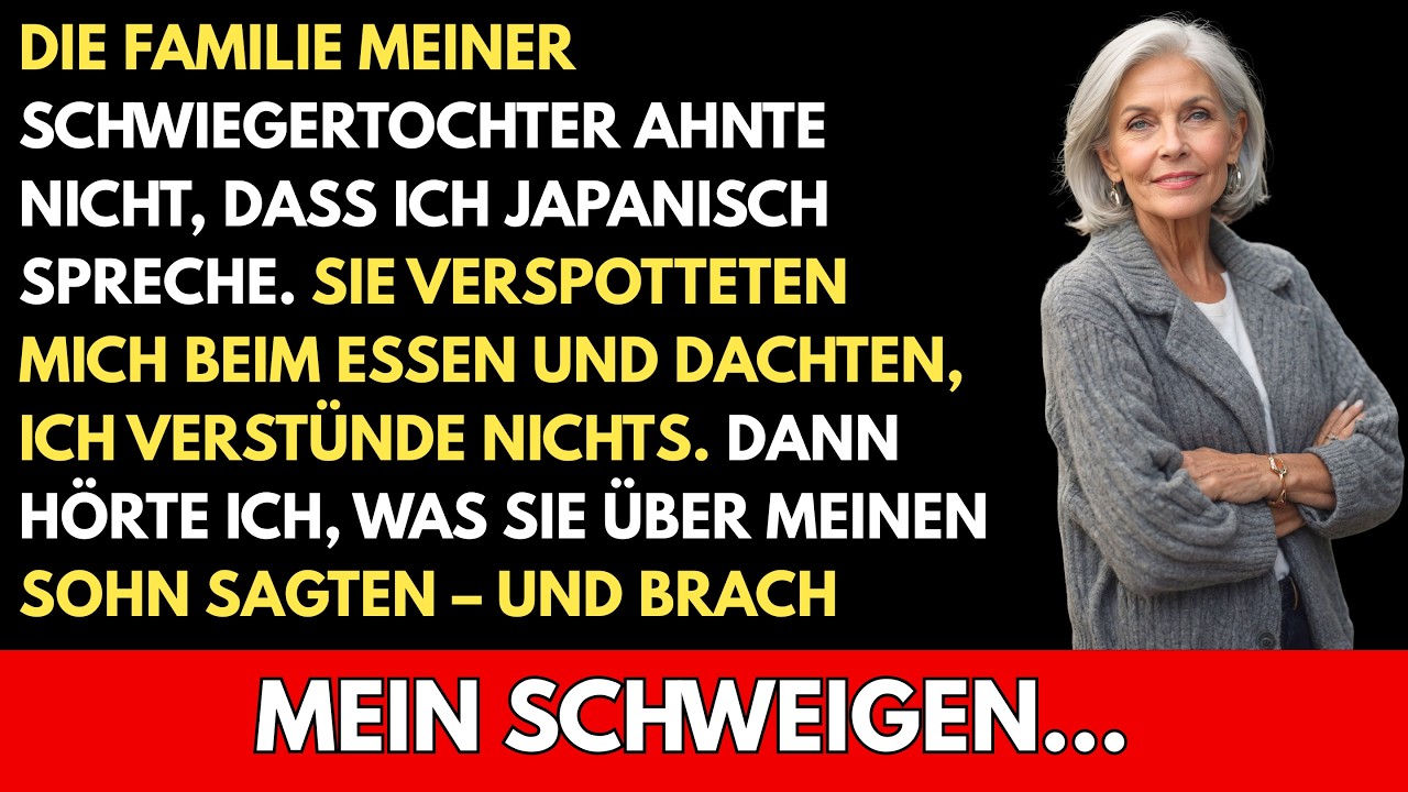 Dienstagabend, ich saß am Esstisch und sortierte meine Post, als Aiko im Türrahmen auftauchte und beiläufig sagte: „Meine Eltern kommen am Wochenende. Ich brauche das Haus absolut makellos.“ Kein...
