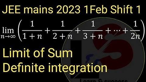 JEE Mains 2023( 1Feb Shift 1) Solution 💪 How to solve JEE mains questions/Definite Integration