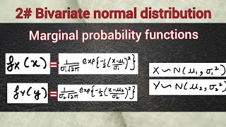 marginal distribution of Bivariate normal distribution