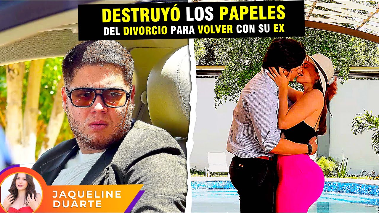 Destruyó los papeles del divorcio para volver con su ex.