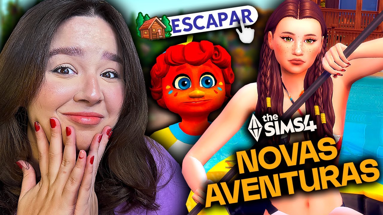 JOGUEI MUITO COM A NOVA EXPANSÃO DO THE SIMS 4: Novas Aventuras | Jogabilidade Completa