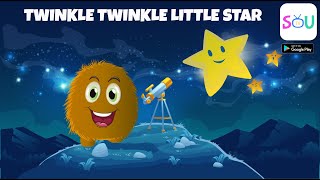 Twinkle Twinkle Little Star (New Song) | Kids Songs & Nursery Rhymes  | Sou TV | Cartoon | Preschool Resimi