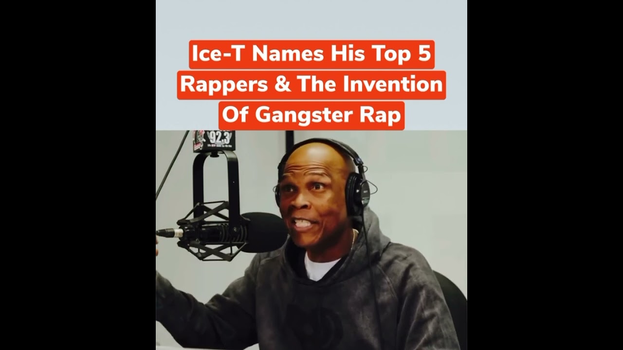 Ice-T Names His Top 5 Rappers