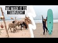 We fell in LOVE with Tamraght and Taghazout in MOROCCO 🇲🇦-FIRST time surfing & meeting with Mor Acro