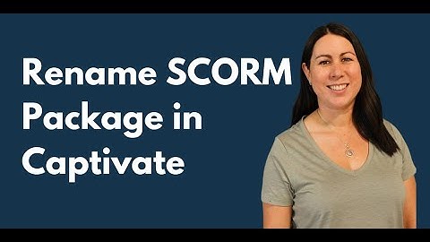 Adobe Captivate: SCORM Package Name Change