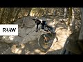 Riding champery world cup track with dan  ruben raaw mountain bikes