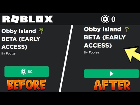 obby that gives robux no password required 2019 youtube
