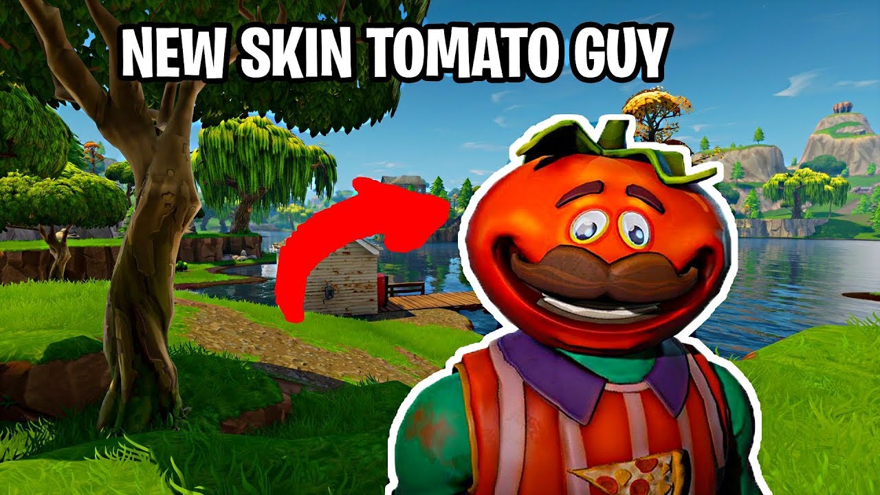 NEW TOMATO GUY SKIN IN GAME FORTNITE YouTube