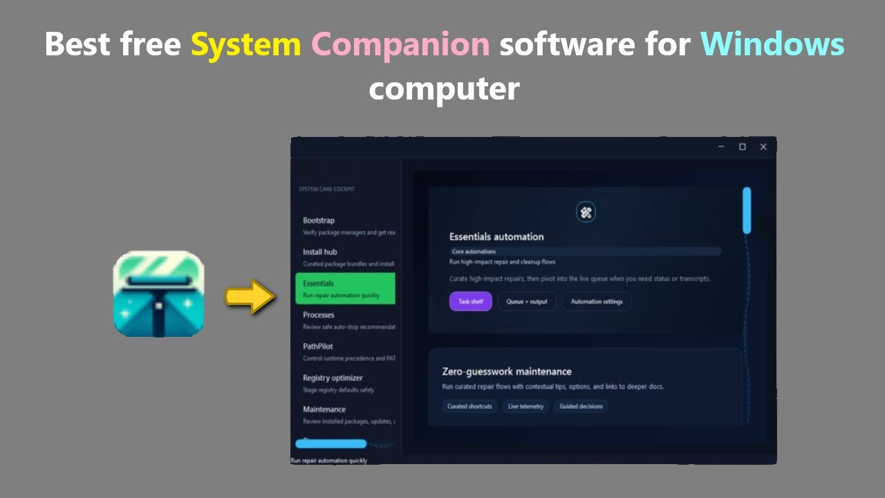 Best free System Companion software for Windows computer. - YouTube