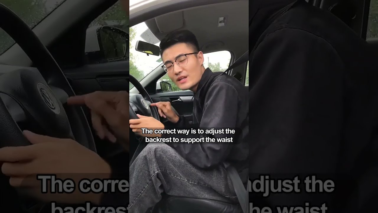 How To Adjust The Most Correct Car Seat Posture Tips Driving Tutorial Shortsvideo