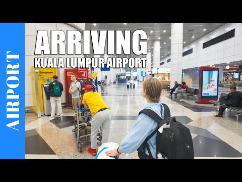 ARRIVING AT KUALA LUMPUR Airport in Malaysia - International Flight Arrival Process at KLIA