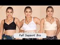 Full Support Full Coverage Plus Size Cotton Bra (32J-50J) Lovebird Lingerie ® | Sanjeev Store