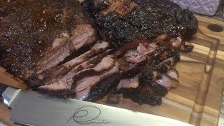 Smoked Brisket in Masterbuilt Electric Smoker