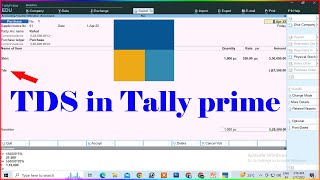 tds in tally prime | tds entry in tally prime | tally prime | tds auto calculation in tally prime | screenshot 3
