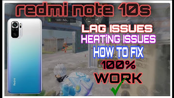 😱HOW TO FIX ! REDMI NOTE 10S ! LAG ISSUES 🔥HEATING ISSUES 🔥