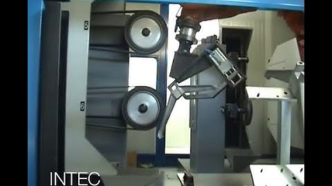 INTEC ROBOTICS MACHINE FOR LINISHING CHAIR BASES