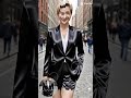 #MODEL RAMBUT PIXIE CUT outfits blazer hitam