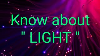 Essay on light in English