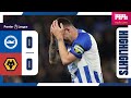 PL Highlights Brighton 0 Wolves 0