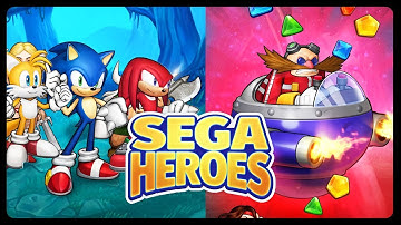 SEGA HEROES??!!! - NEW MOBILE GAME SOFT LAUNCHED WITH SONIC CHARACTERS!!! #iOS #Android