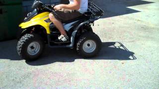 Dinli 90cc Four Wheeler Lot 441 Driving