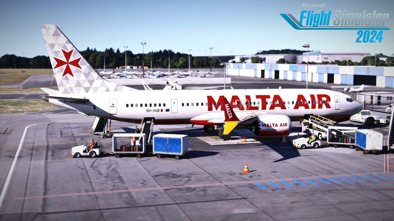 [FS24] 737 MAX 8 | Stunning Afternoon Arrival in Nantes! | (LFRS)