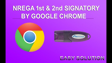 nrega 1st & 2nd signatory